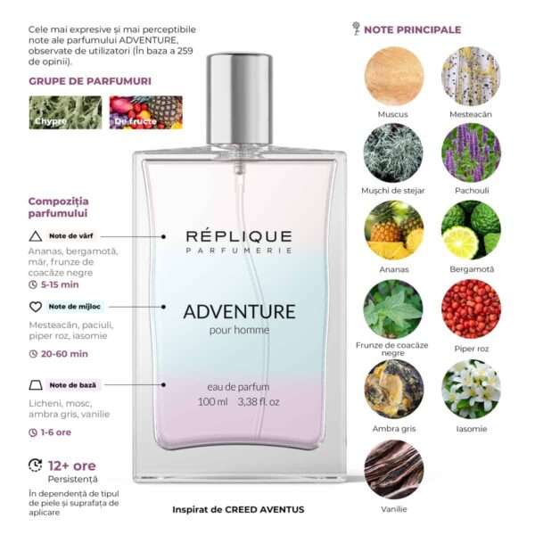 Tester Parfum inspirat de Aventus Creed, 6ml